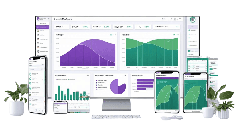 Sales and operations dashboard in Odidor ERP